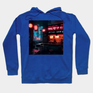 Cyberpunk Tokyo Ramen Shop Hoodie